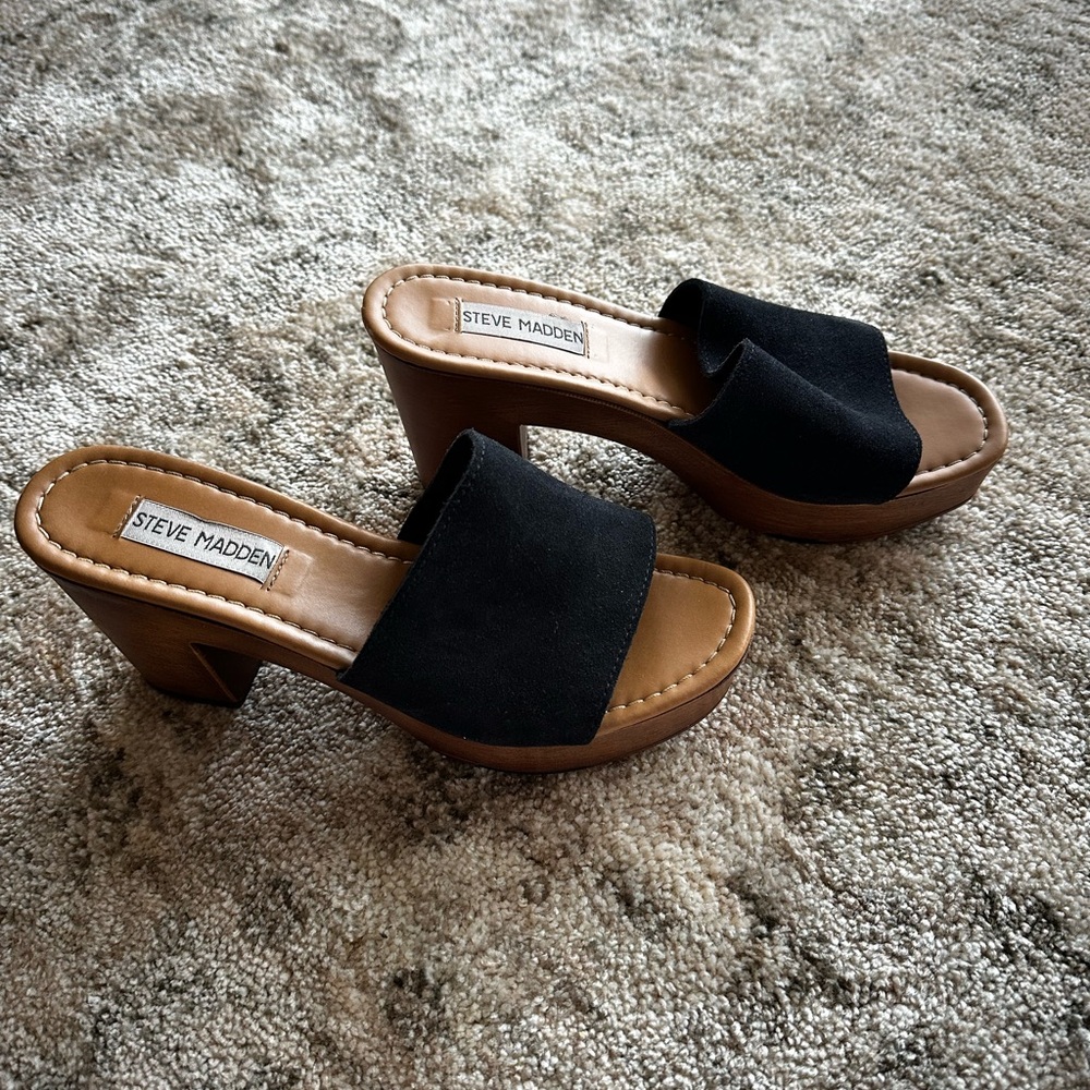 Steve Madden Black Women's Heels